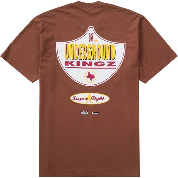 Supreme UGK Super Tight Tee Brown Shirts & Tops