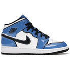 Jordan 1 Mid Signal Blue (GS) Sneakers