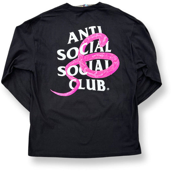 Anti Social Social Club Grass Long Sleeve Black adidas Training Hype T-shirt à manches longues avec logo Blanc