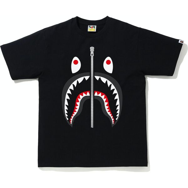 BAPE Shark Tee Black Shirts & Tops