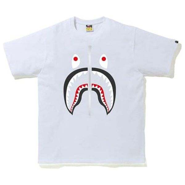 BAPE Brands O to Z x Hajime Sorayama Shark Tee White