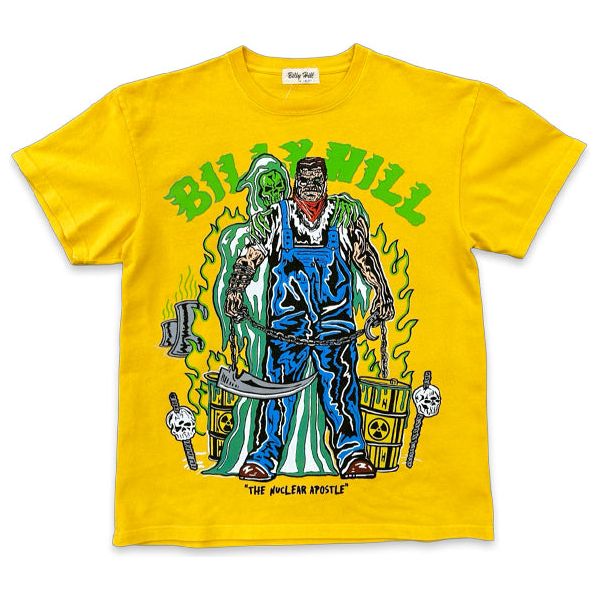 Warren Lotas x Billy Hill The Nuclear Apostle T-shirt Yellow Shirts & Tops