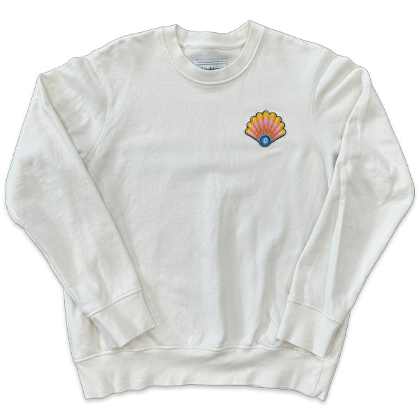 Casablanca Shell Crewneck Sweatshirt Beige Sweatshirts