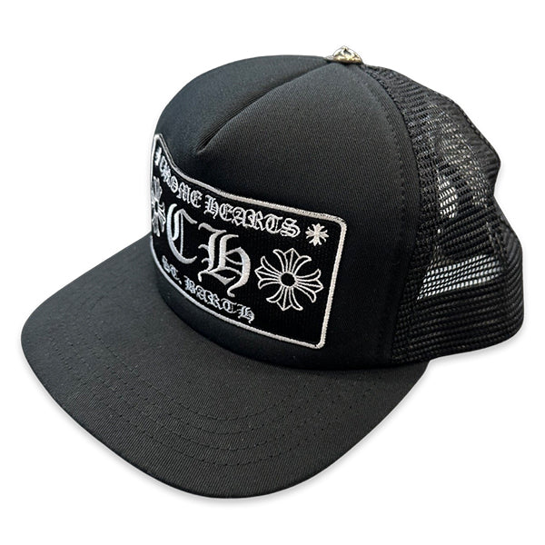 Chrome Hearts CH St. Barths Trucker Hat Black/Black Hats