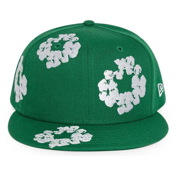 Denim Tears New Era Cotton Wreath 59/50 Cap Green Hats