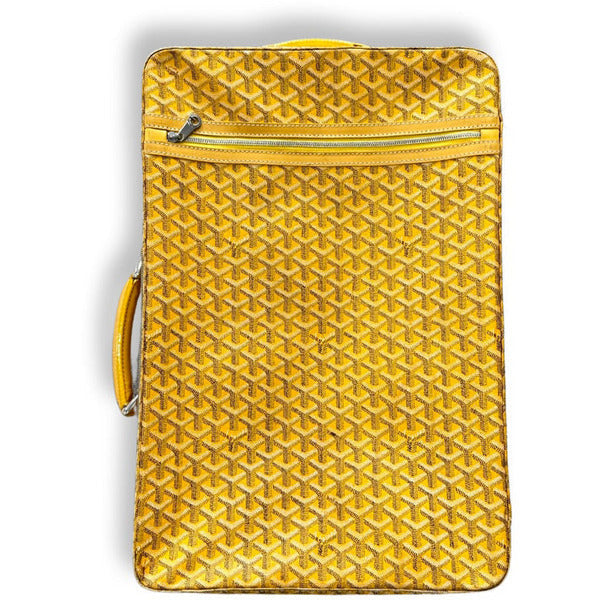 Goyard Trolly Rolling Luggage Yellow Accessories