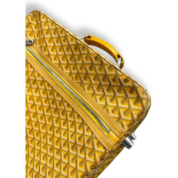 Goyard Trolly Rolling Luggage Yellow Accessories