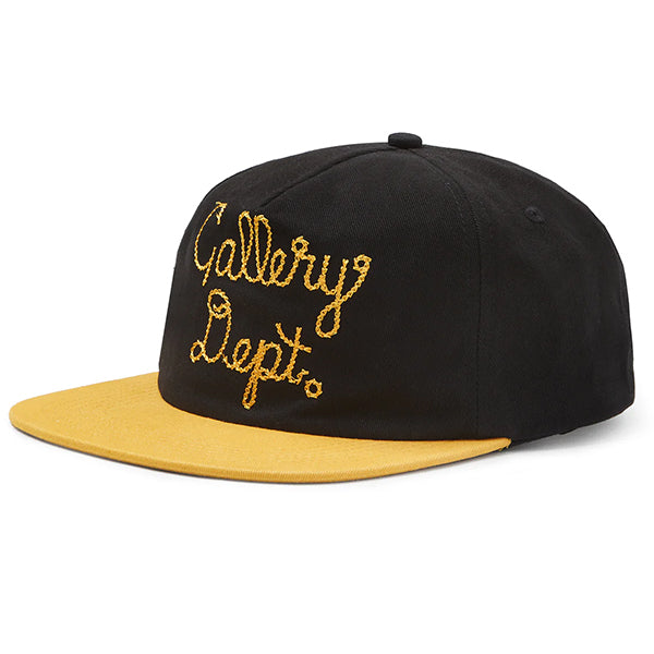 Gallery Dept. Collector Logo Cap Black/Yellow Hats