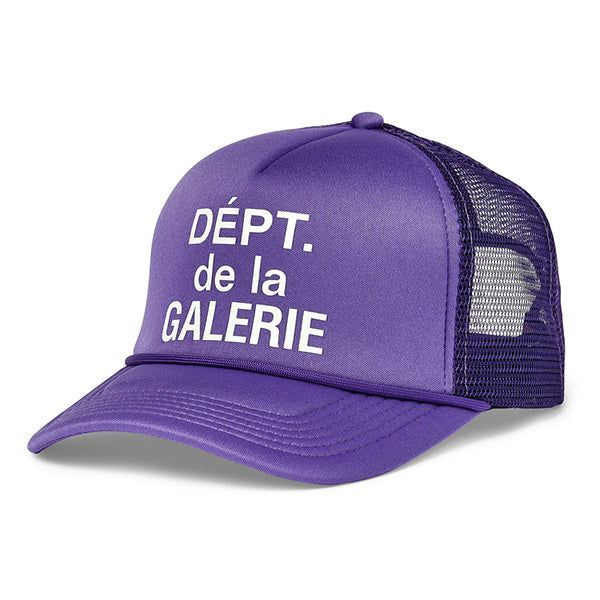 Gallery Dept. French Logo Trucker Hat Purple Hats