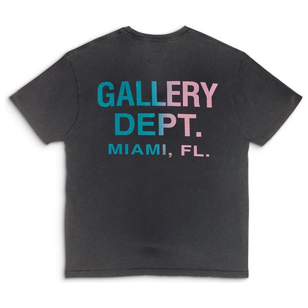 Gallery Dept. Miami Boardwalk Tee Black Shirts & Tops
