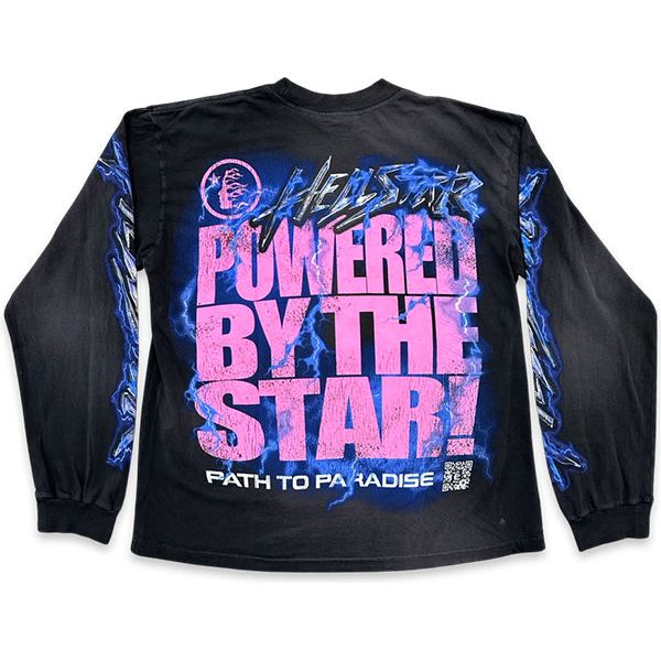 Hellstar Powered By The Star L/S Tee Black Shirts & Tops