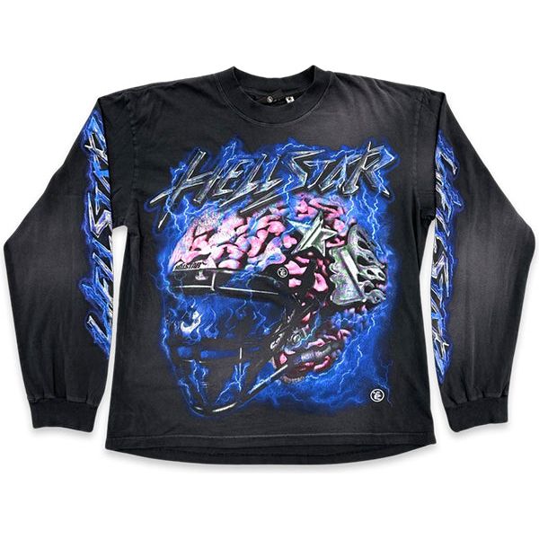 Hellstar Powered By The Star L/S Tee Black Shirts & Tops