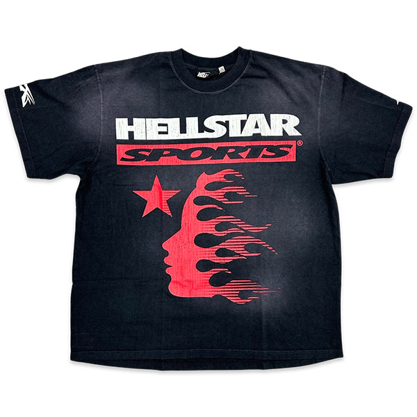 Hellstar Scoreboard L/S T-shirt White Qr Christ L/S Tee Black