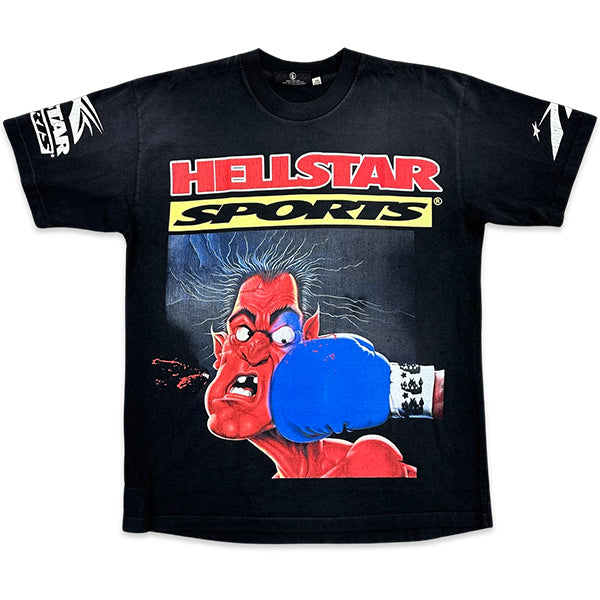 Hellstar Knock-Out T-shirt Black Louis Vuitton Rivoli in monogram canvas and natural leather