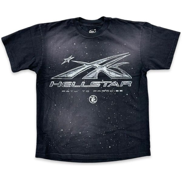 Hellstar Chrome Logo T-Shirt Black Central African Republic