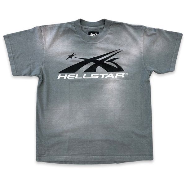 Hellstar Studios T-Shirt Basic Grey adidas leistung 2 white pages border big