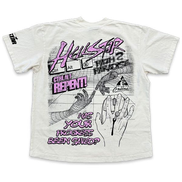 Hellstar Online T-Shirt White Shirts & Tops