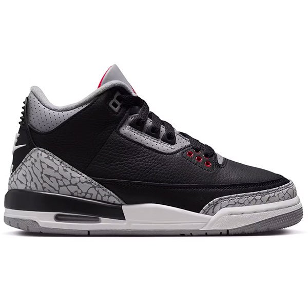black cement 3s on feet