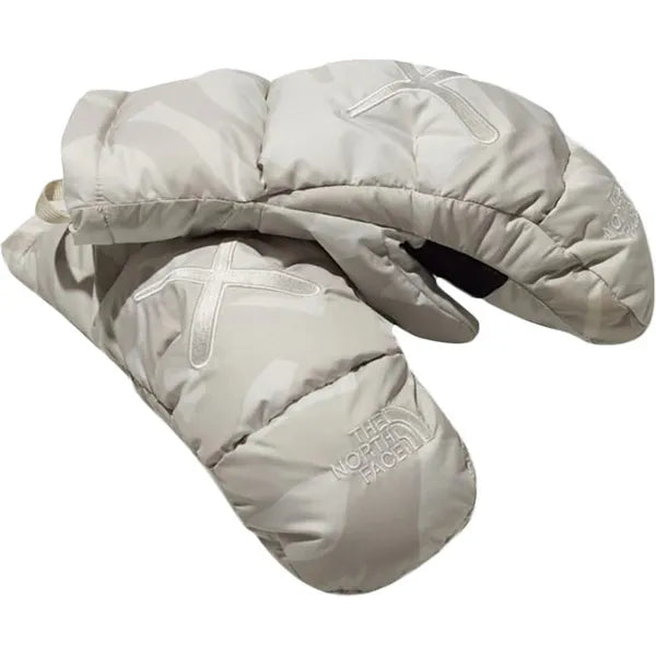Kaws x The North Face Nuptse Mitt Moonlight Ivory