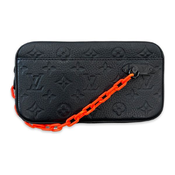 Louis Vuitton Black Taurillon Monogram Leather Solar Ray Soft Pochette  Volga New