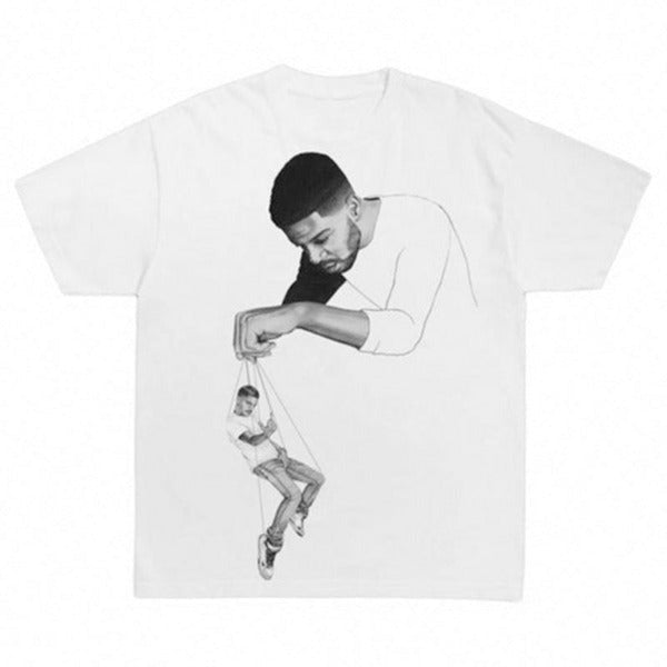 Kid Cudi C/O Virgil Abloh Pulling Strings T-Shirt White Shirts & Tops