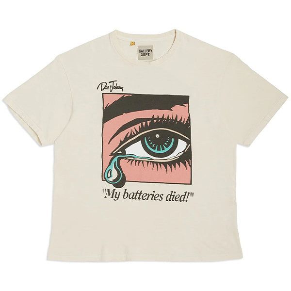 Gallery Dept. Dead Batteries Tee Antique White Shirts & Tops