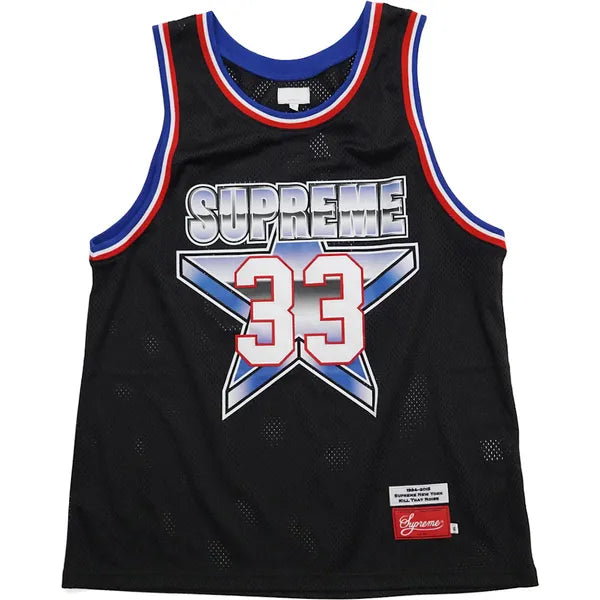 Supreme All Star Basketball Jersey Black Sole By Style