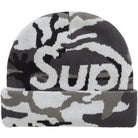 Supreme Camo Big Logo Beanie Snow Camo Accessories