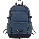 Supreme Denim Backpack Washed Indigo Accessories