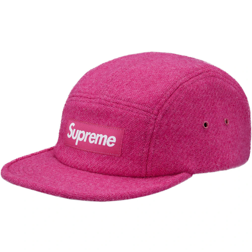 Supreme Featherweight Wool Camp Cap FW17 Pink
