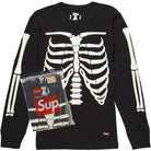Supreme Hanes Bones Thermal Crew FW25 (1 Pack) Black Apparel