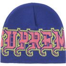 Supreme New Era Outline Beanie Navy Accessories