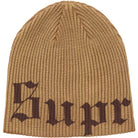 Supreme Old English Printed Beanie Brown Accessories