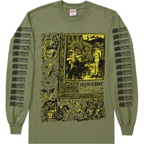 Supreme Saint Sebastian L/S Tee Olive – Sole By Style Supreme Saint Sebastian L/S Tee Olive – Sole By Style