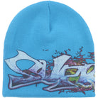 Supreme Tag Beanie (FW25) Blue Accessories