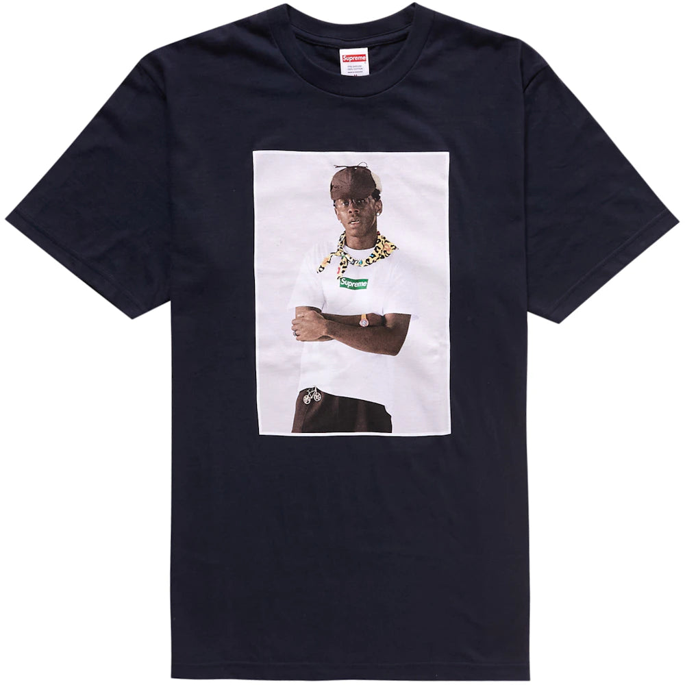 Supreme Tyler The Creator Tee Navy Cheap Willardmarine Jordan Outlet