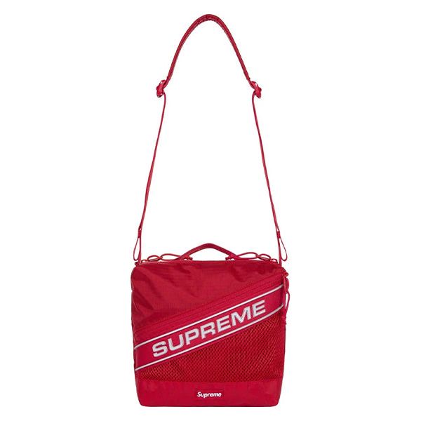 Supreme Logo Shoulder Bag Red Bags