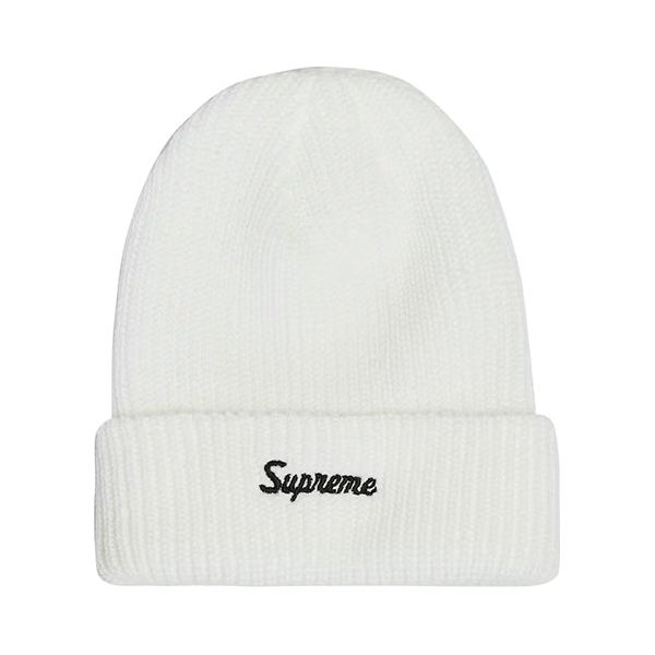 Supreme Loose Gauge Beanie (FW21) White Hats
