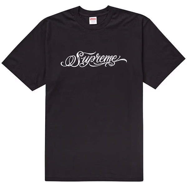 Supreme Script Tee Black – Sole By Style