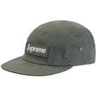 Supreme Waxed Cotton Camp Cap (FW23) Olive Hats