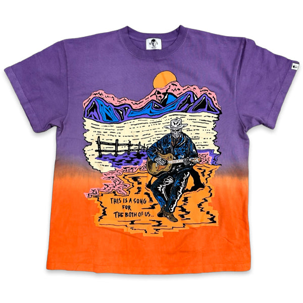 Warren Lotas A Song Tee Purple Orange Ombre Shirts & Tops