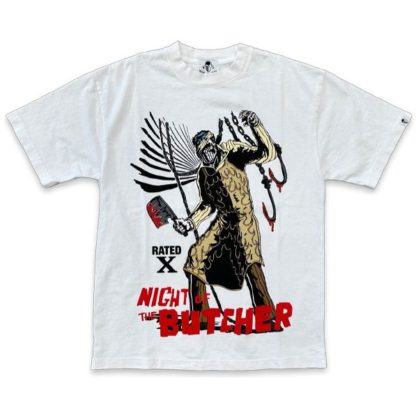 Warren Lotas Night of the Butcher Rated X T-shirt White Shirts & Tops