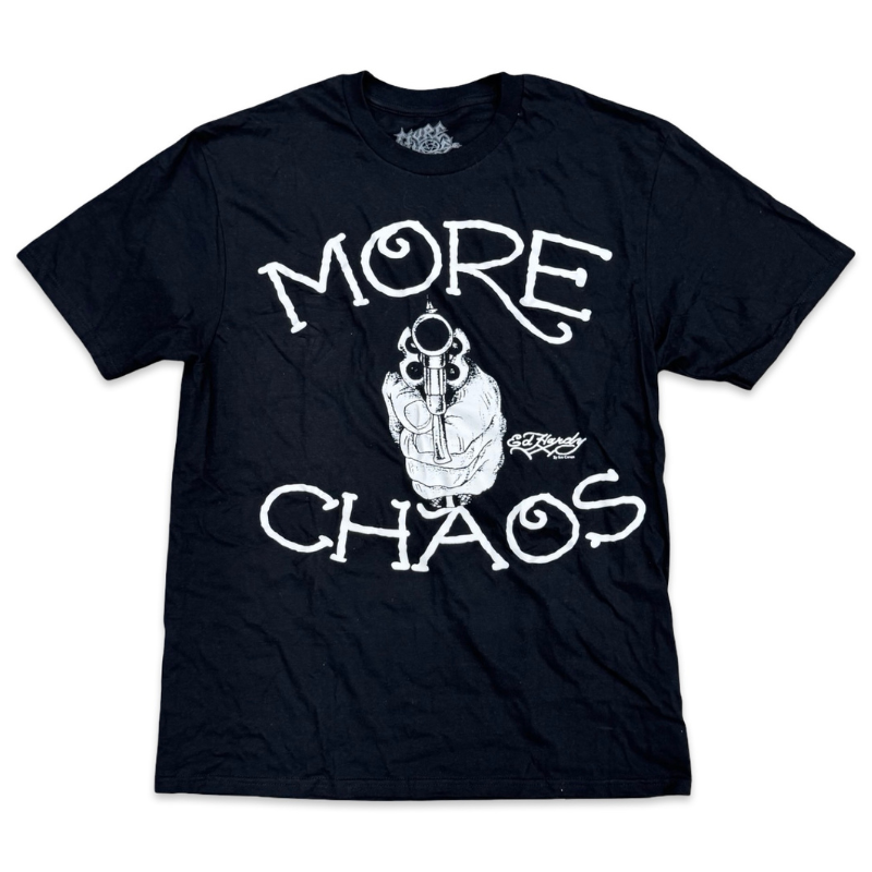 Ed Hardy Ken Carson More Chaos .38 Barrel Tee Black Apparel