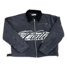 Vale Forever Cursive Trucker Jacket Black Apparel