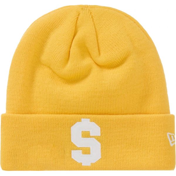 Supreme New Era $ Beanie Gold Hats