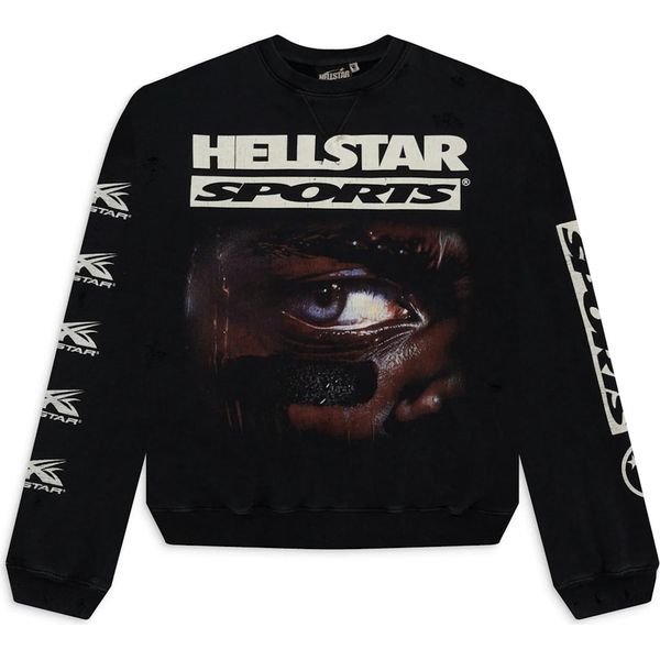 Hellstar Sports 96' Crewneck Black Sweatshirts