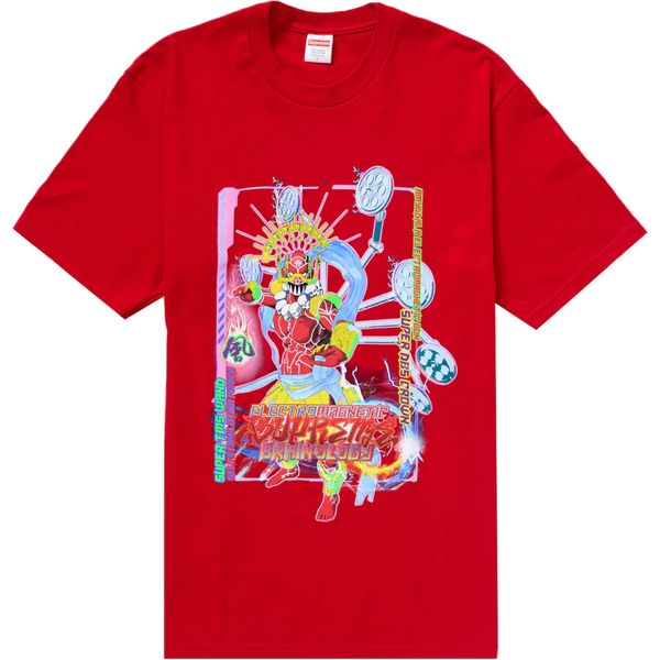 Supreme Electromagnetic Tee Red Shirts & Tops