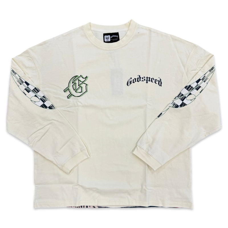 Godspeed Crashout L/S T-Shirt Bone Apparel