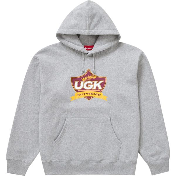 Supreme UGK Hooded Sweatshirt Heather Grey Sweatshirts