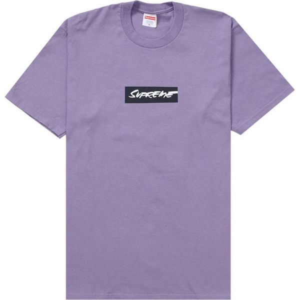 Supreme Futura Box Logo Tee Dusty Purple Shirts & Tops